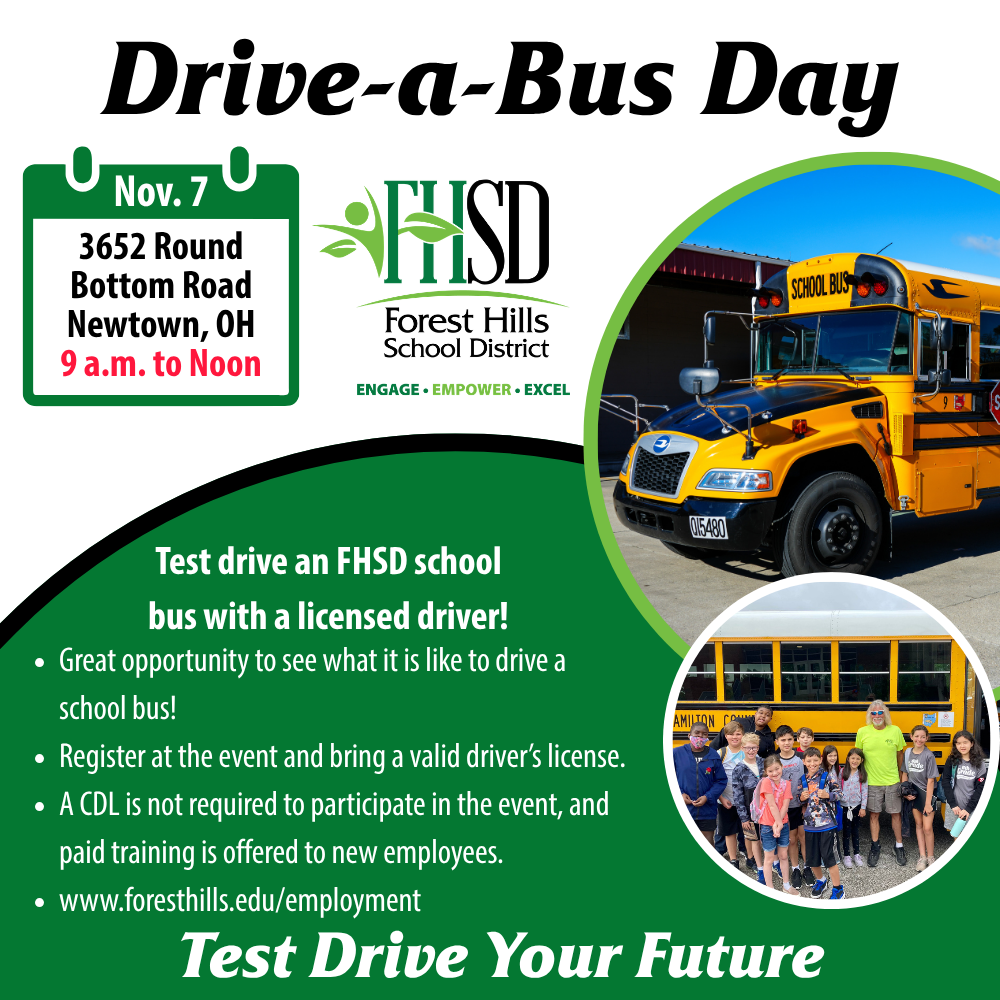 Drive a Bus Day event flyer
